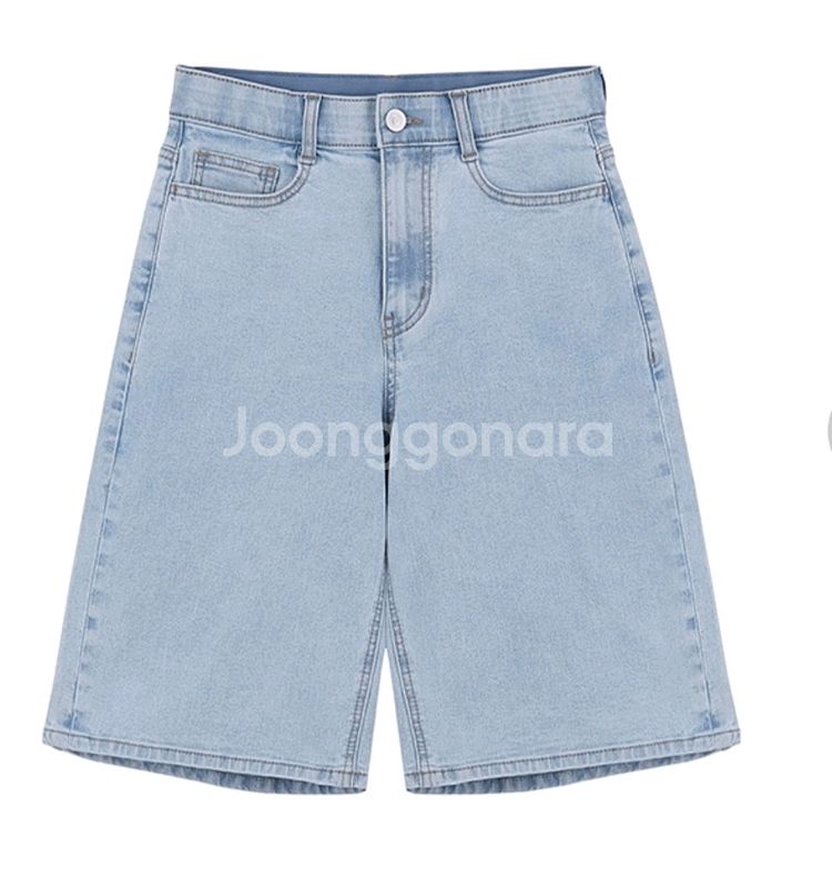 셀렙샵 에디션 버뮤다 데님 반바지--0