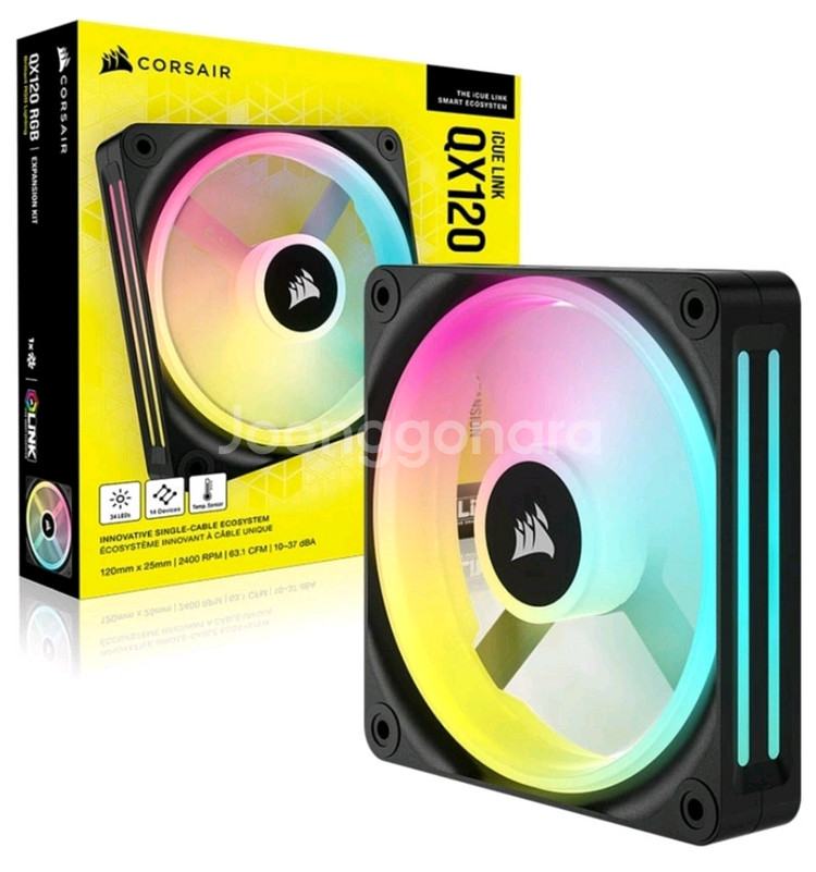 커세어 iCUE LINK QX120 블랙 새상품 팝니다--0