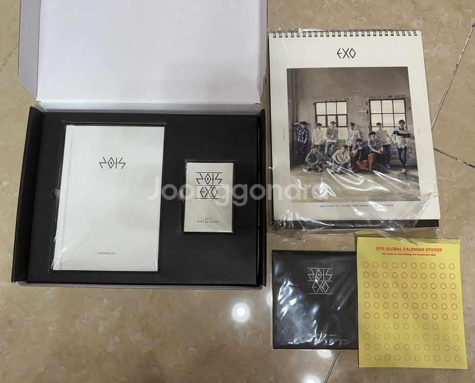 엑소 시즌그리팅 2015 일괄 가격--0