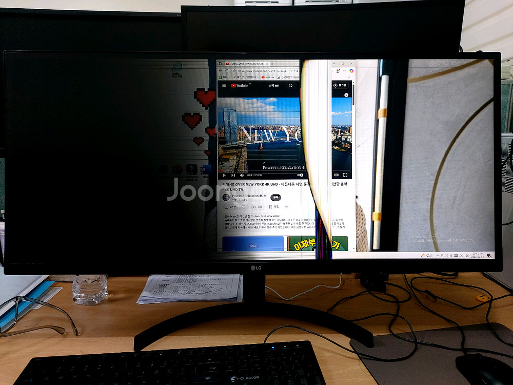 LG 34WL500 34인치 울트라와이드 모니터--0