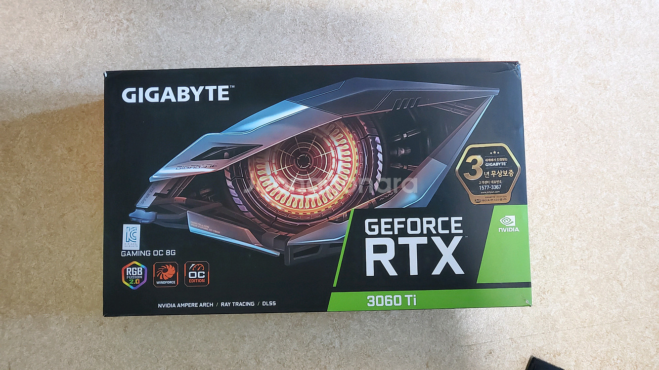 기가바이트 RTX3060ti--1