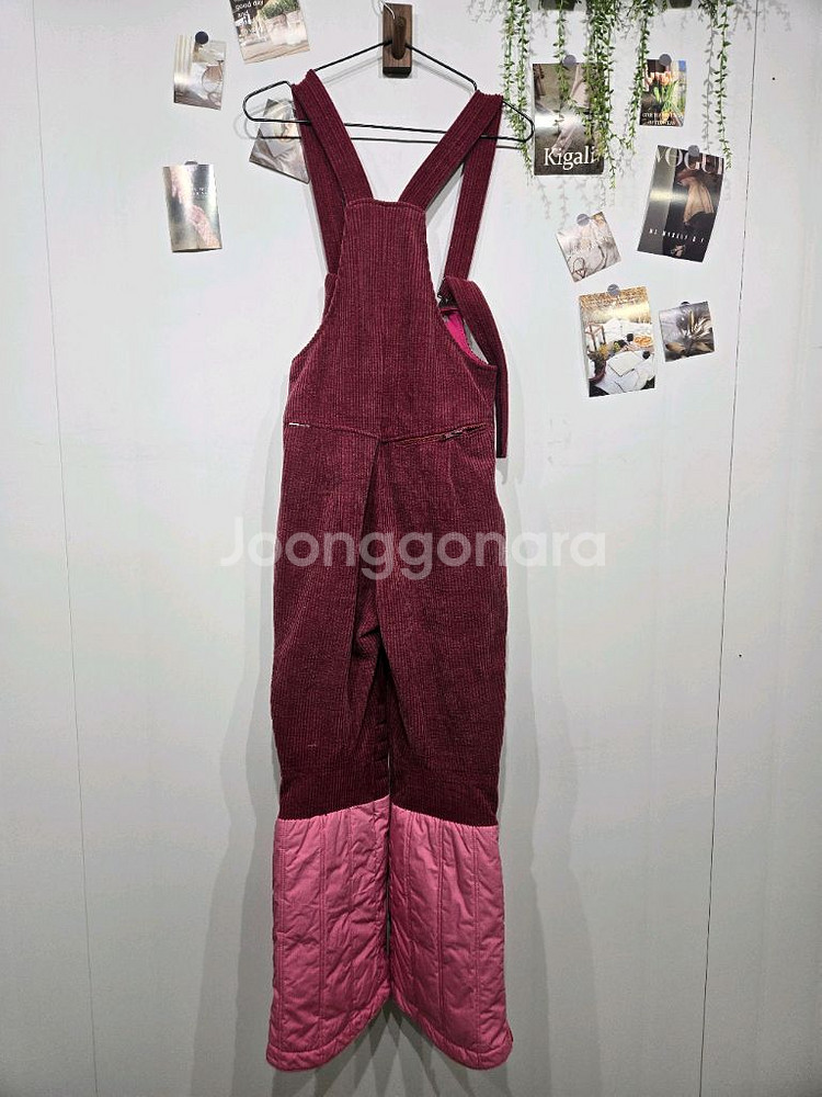 몽클레어 아동 멜빵바지 코듀로이 오버롤 점프슈트 스키복--1