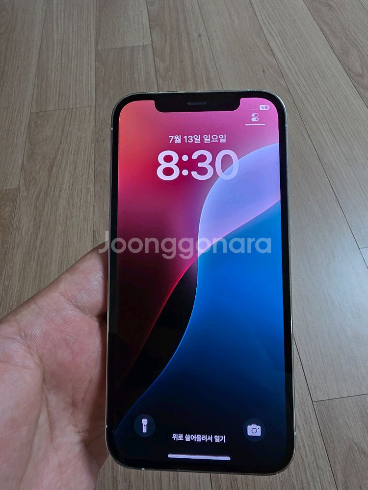 아이폰12프로256 실버화이트--0