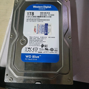 하드hdd 1테라 WD Blue 팝니다.