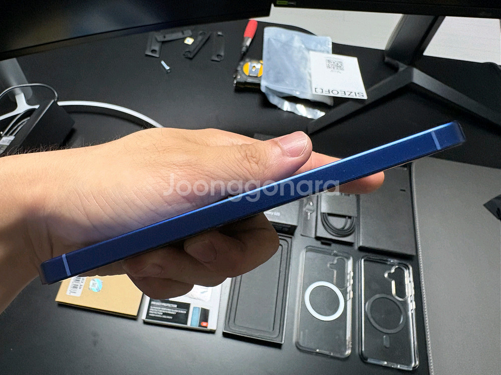 갤럭시s25 512gb 네이비 자급제 새상품급--3
