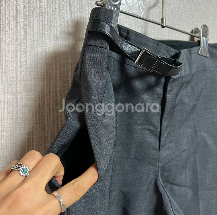 구찌 가죽벨트 슬랙스(38)--4