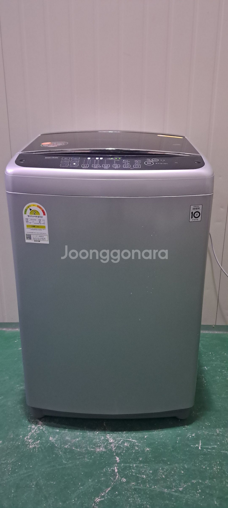 2584 엘지 16KG 통돌이세탁기(메탈실버+블랙라벨)--0