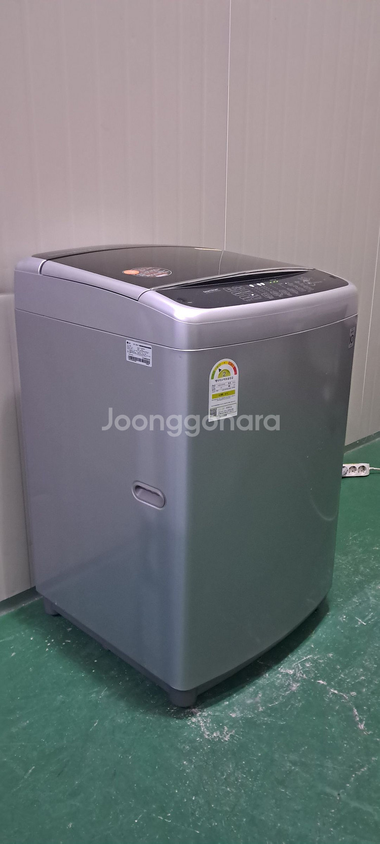 2584 엘지 16KG 통돌이세탁기(메탈실버+블랙라벨)--1