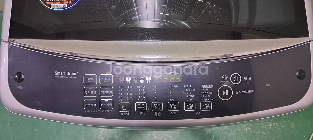 2584 엘지 16KG 통돌이세탁기(메탈실버+블랙라벨)--9