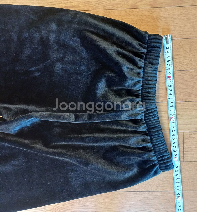 SOUP 숲 벨벳 와이드 팬츠 S size--4