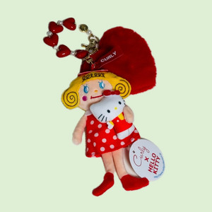 컬리 컬렉션X헬로 키티 인형 키링
