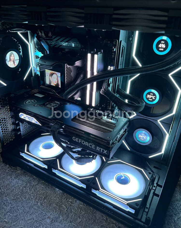 9800x3d x870e 4070ti 리안리 LCD--0