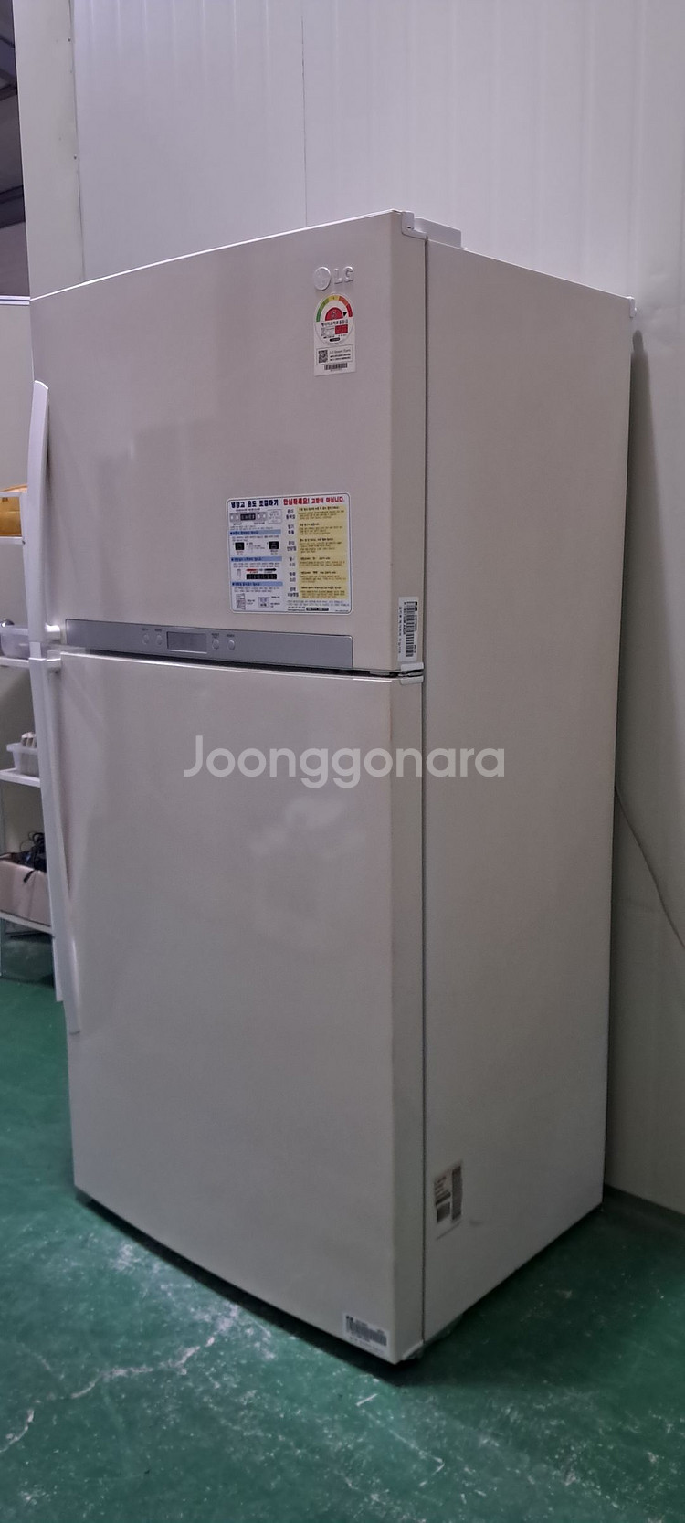 1555 엘지 572L 2도어냉장고(화이트)--1