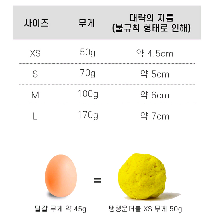 견체공학 탱탱운더볼 M 사이즈 강아지 장난감 공--2