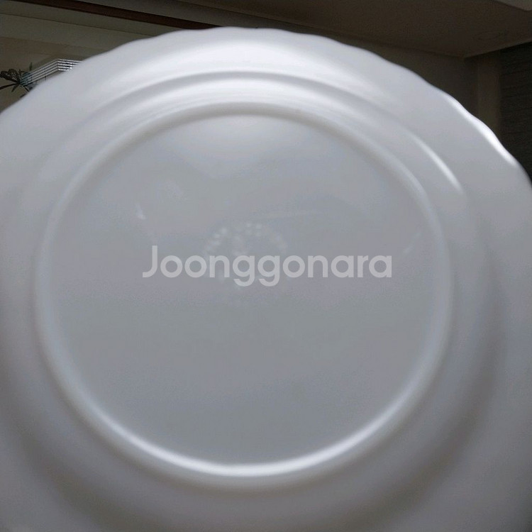 오래된 빈티지 레트로 대형접시 앵커호킹 밀크글라스--3
