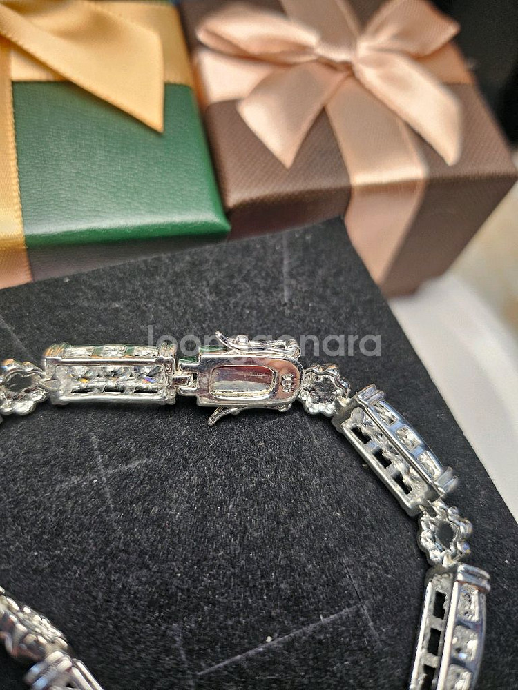 트리플 직사각 팔찌(16cm)--3