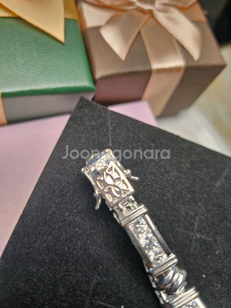 트리플 직사각 팔찌(16cm)--4
