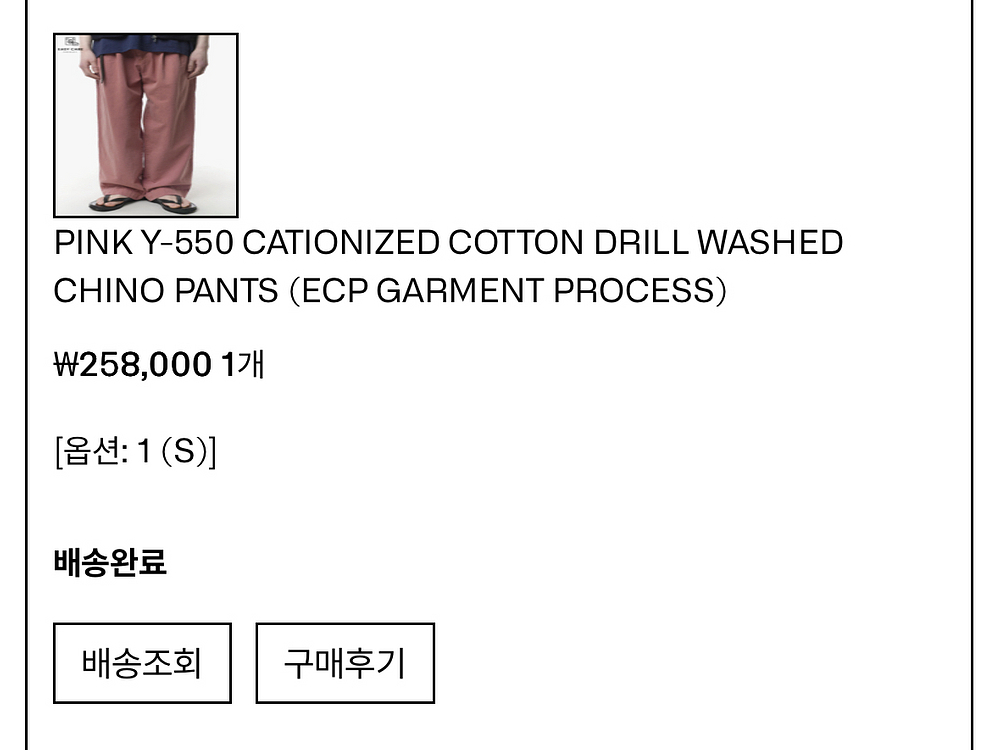 이얼즈어고 y550 치노팬츠 (s)--8