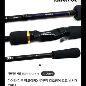 [-75%] 다이와 정품 타코이카X 쭈꾸미갑 낚시대