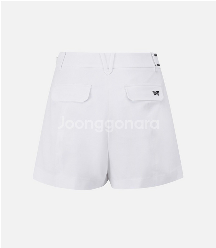 PXG 여성 랩 플리츠 언발란스 스커트 숏 팬츠--3