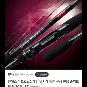 [-50%] 엔에스 다크호스2 에깅 낚시대 팁런