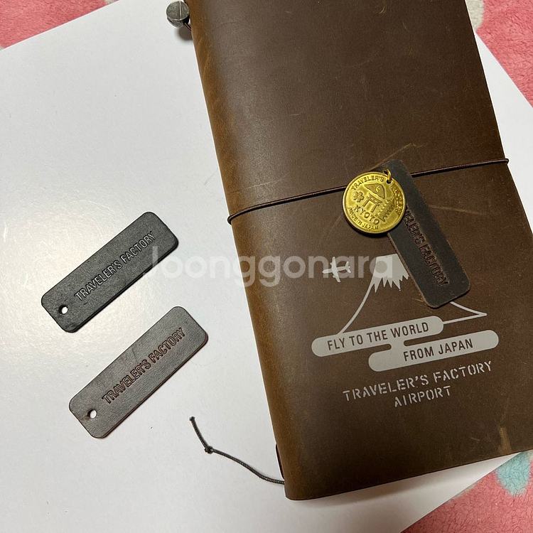 (교환) 트래블러스 노트 일본 정품 가죽택--0
