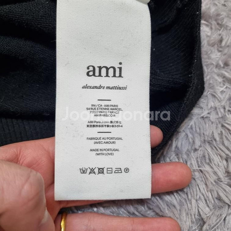 [XL][23ss]아미 스몰로고 니트 톰브라운 몽클레어--3