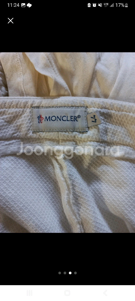 정품몽클레어 여성반바지--2
