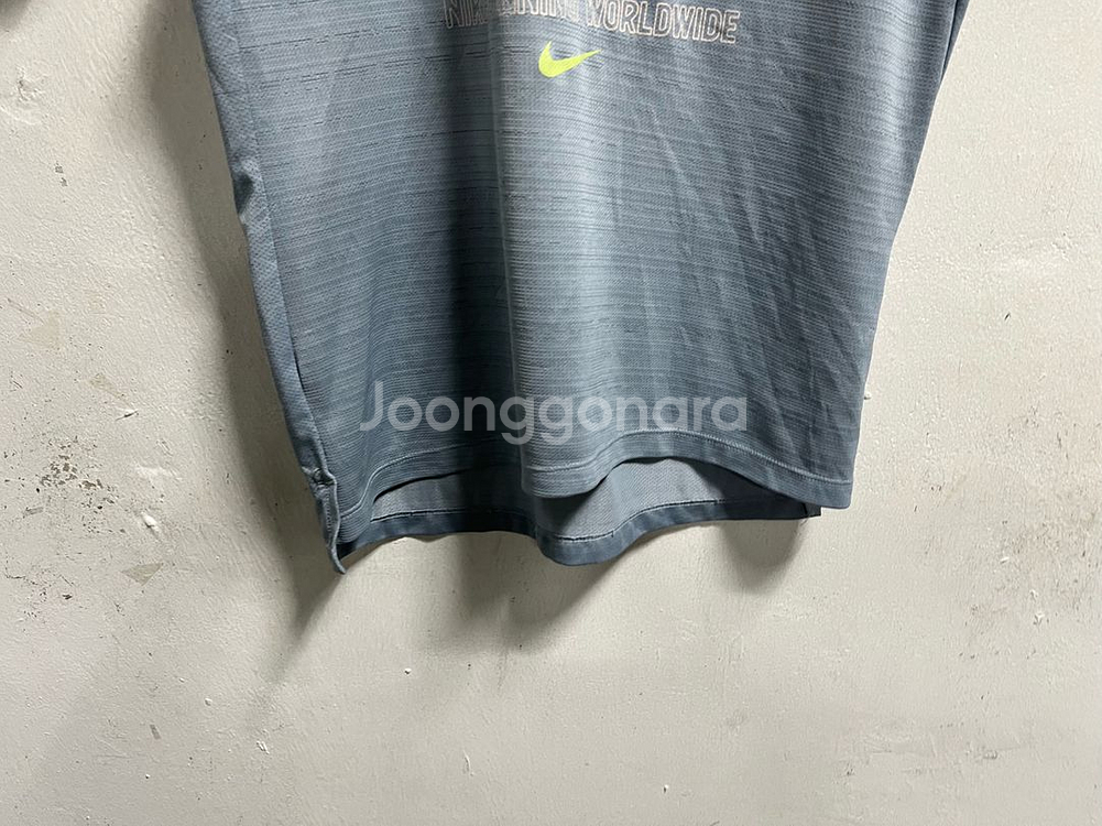 95 나이키 러닝 드라이핏 기능성 스판 반팔티--1