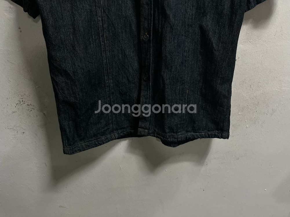 100-105 LEMAY 데님 반팔 셔츠 청남방--2