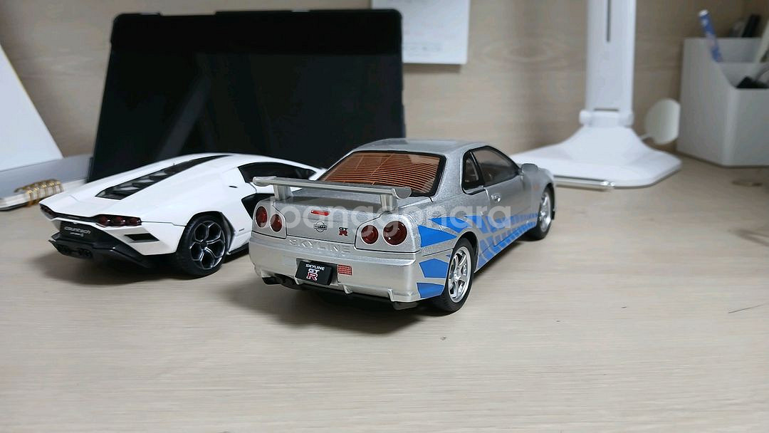 닛산 스카이라인 gtr r34와 람보르기니 쿤타치--1