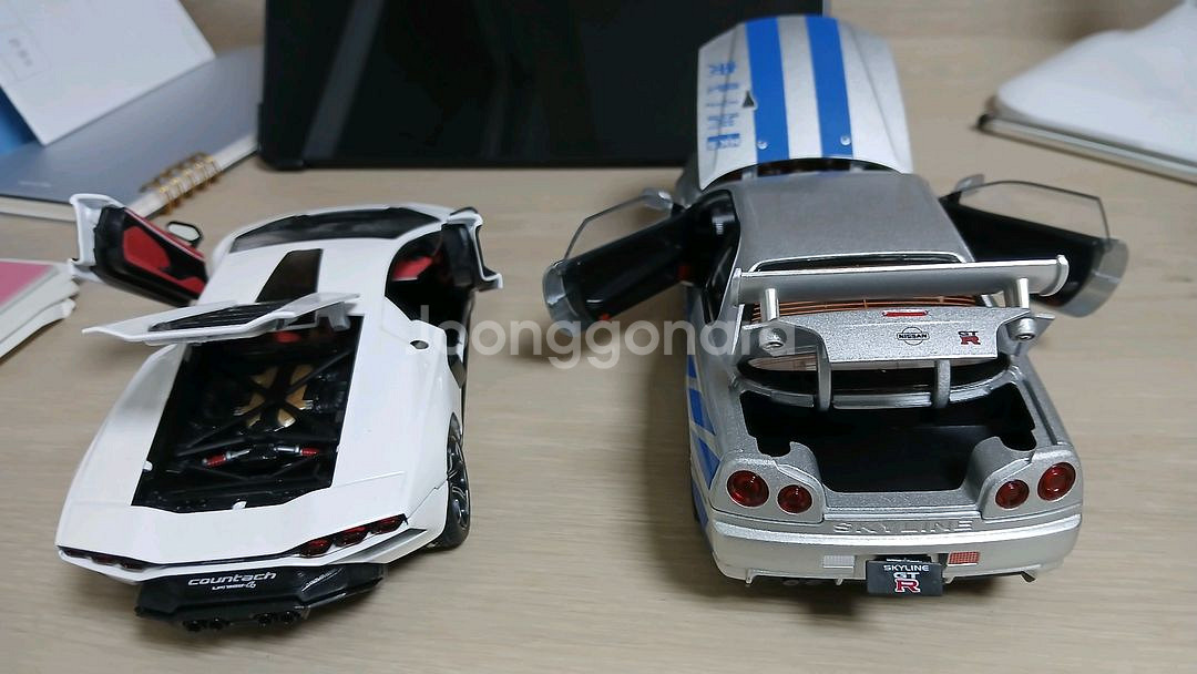 닛산 스카이라인 gtr r34와 람보르기니 쿤타치--4
