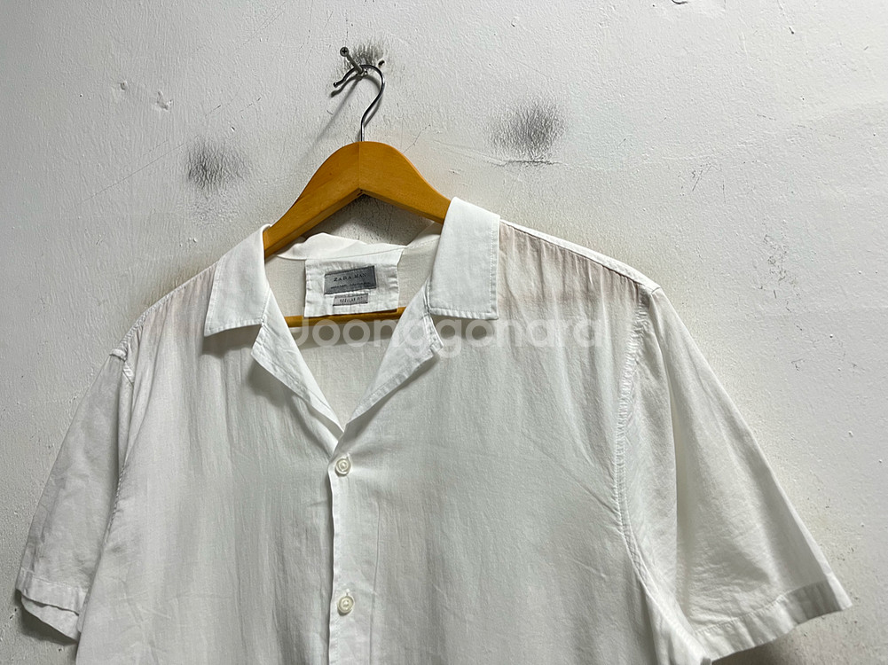 95-100 ZARA 자라 반팔 셔츠 남방--1