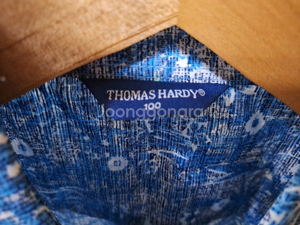 # THOMAS HARDY 블루 플라워 셔츠 100--2