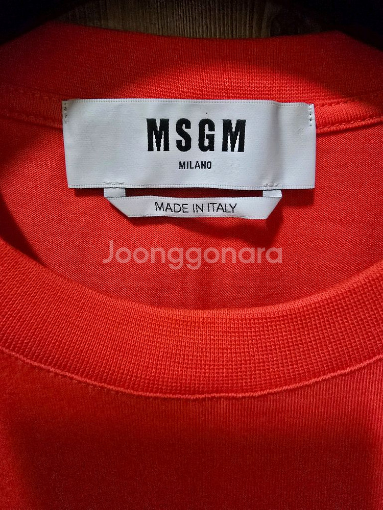 MSGM 티셔츠 m사이즈 새상품--1