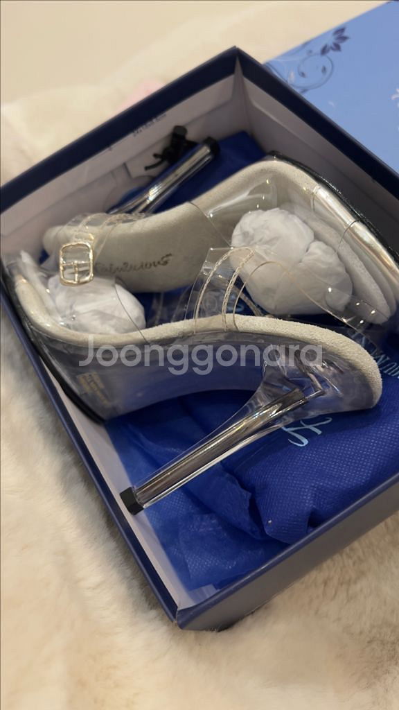 플레저12cm Y스트랩 대한보디빌딩 대회구두 유리구두--2