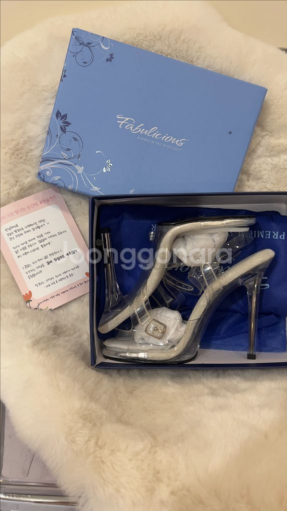 플레저12cm Y스트랩 대한보디빌딩 대회구두 유리구두--3