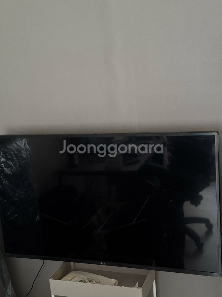 LG 43인치 액정파손 TV--0