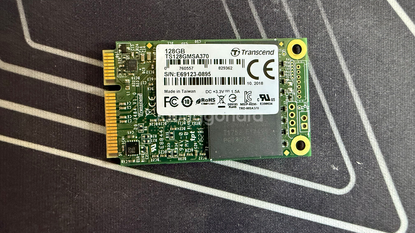 트랜센드 128GB MLC mSATA 고성능 SSD--0