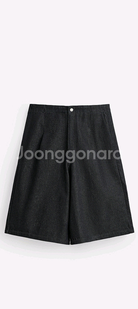 자라 와이드 레그 턱 버뮤다 팬츠40(kr31)--1