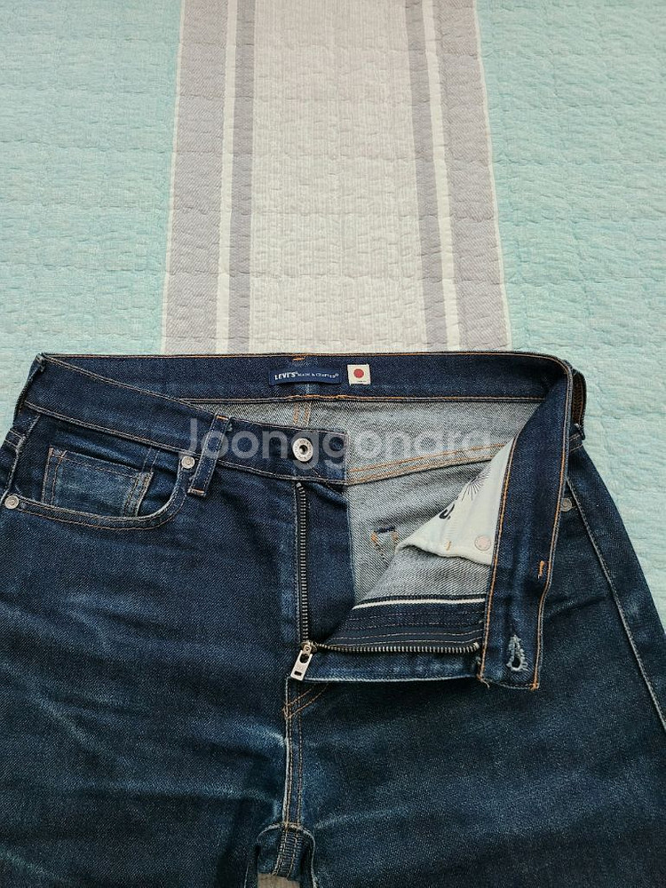 리바이스 메이드앤크래프트 LMC 502 테이퍼드 셀비지--1