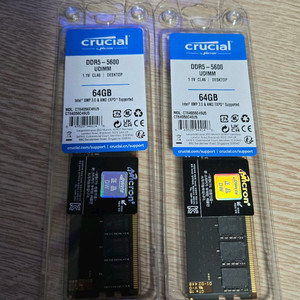 마이크론 DDR5 5600 128GB (64GBx2)