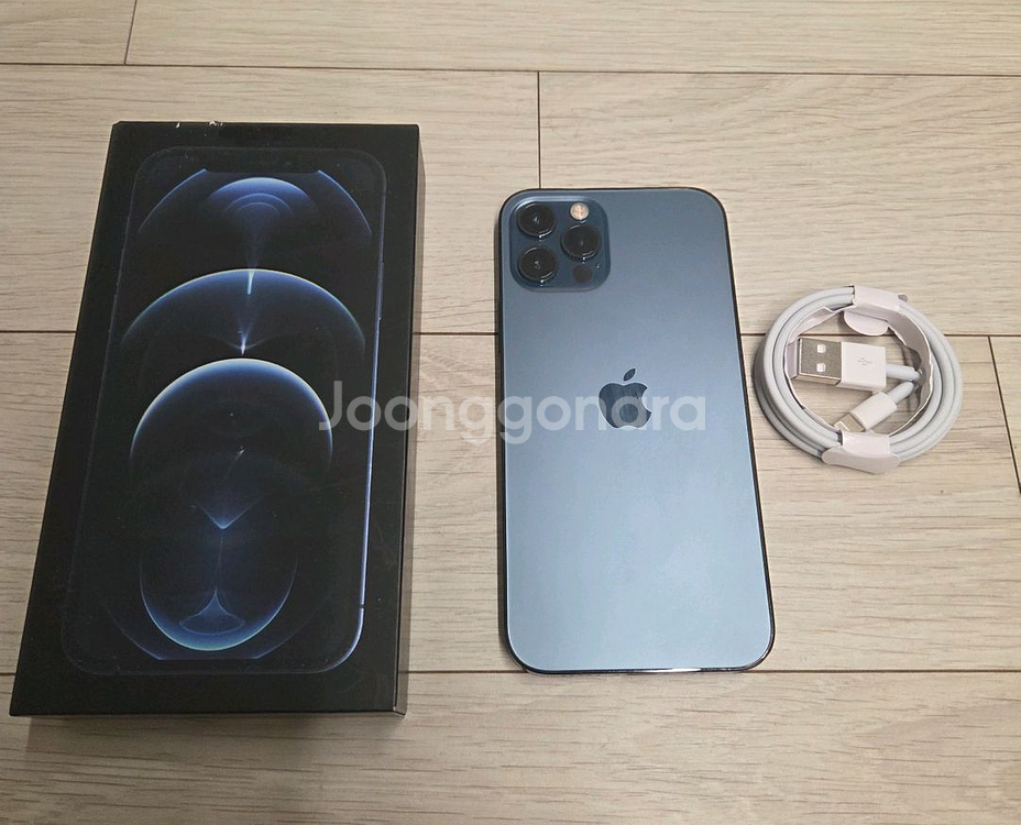 아이폰12프로 퍼시픽블로 128GB S급물건--0