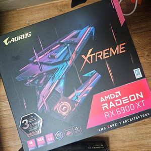 기가바이트 어로스 rx6900xt 워터포스 팝니다