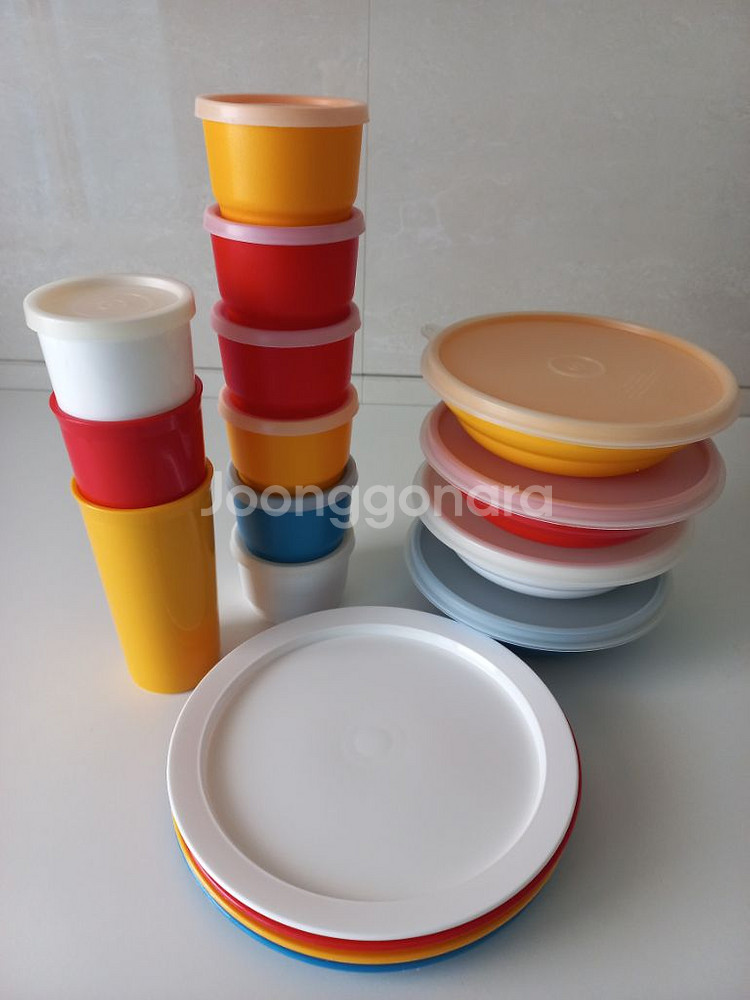 새상품+무배) 타파웨어 밀폐용기, 캠핑 그릇 텀블러--0