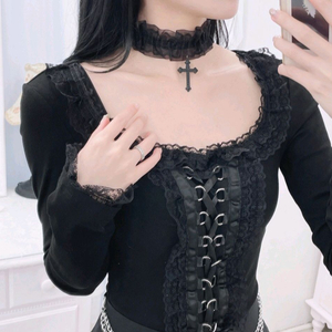 고스 / 지뢰계 / 멘헤라 : 레이스 초커 3개 일괄