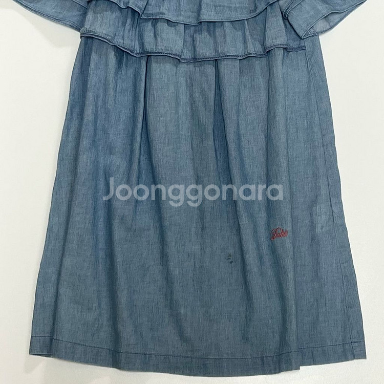 닥스 여아 데님 원피스 120사이즈--3