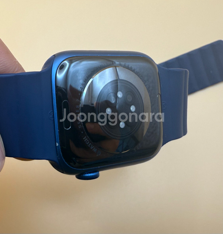 애플워치7 45mm 블루GPS 판매합니다--5