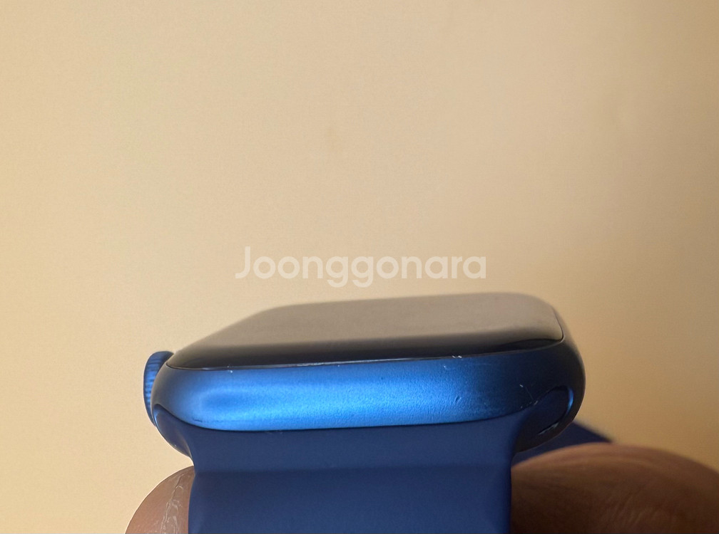 애플워치7 45mm 블루GPS 판매합니다--6
