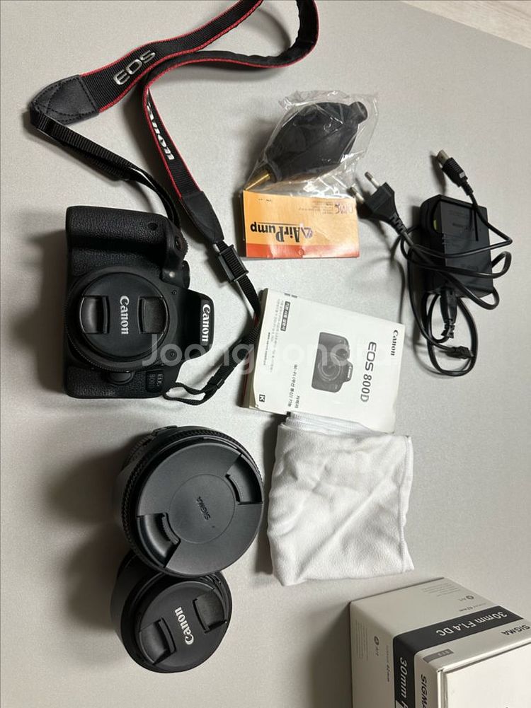 캐논 EOS 800D + 렌즈 4매 통 판매--1